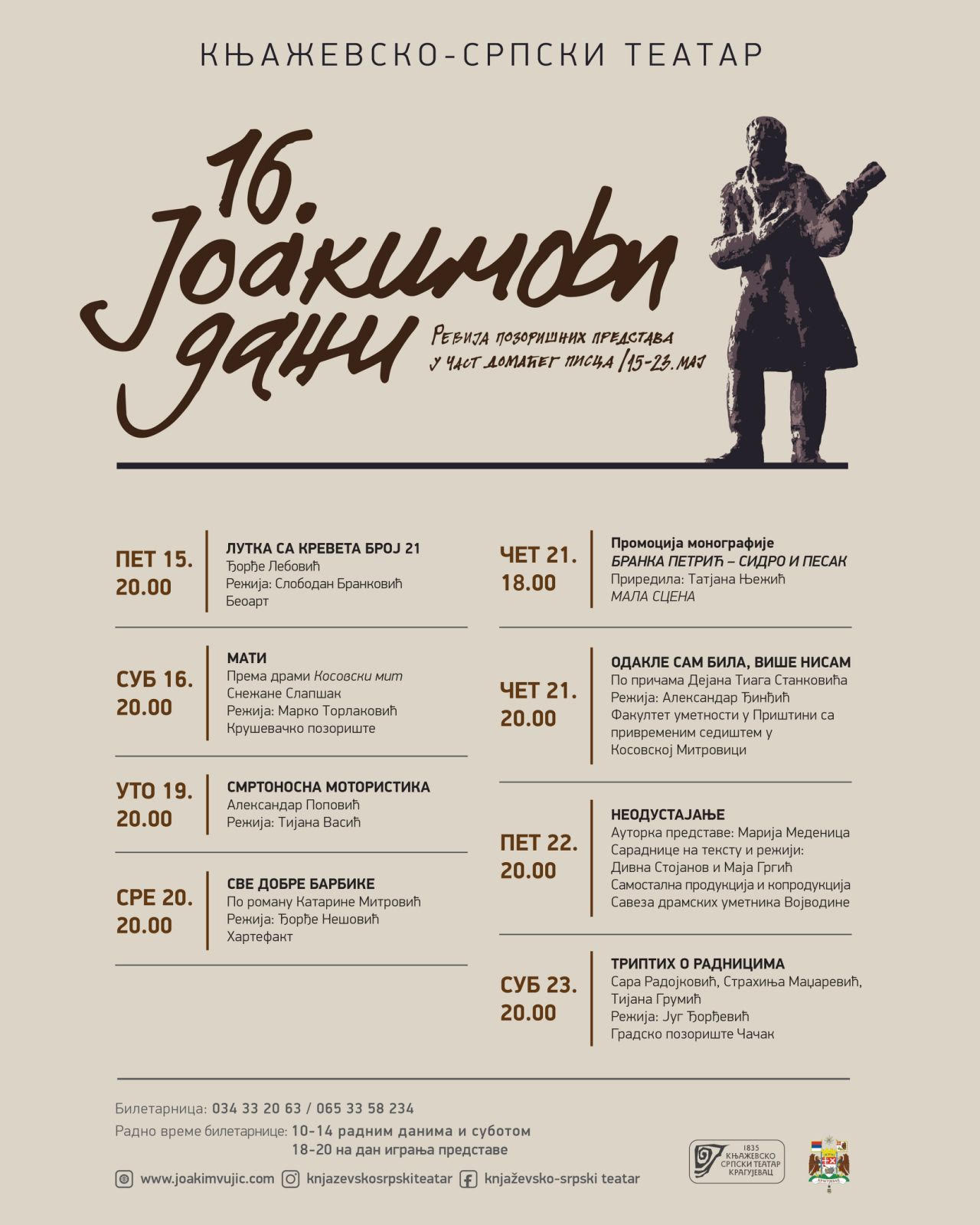 16 Joakimovi Dani